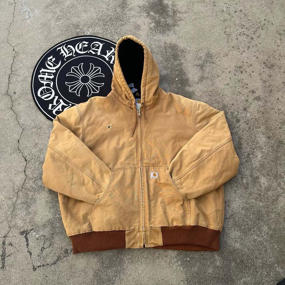 Carhartt J130 BRN Size 2XL Regular Duck Active Jacket